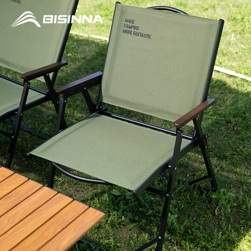 Outdoor Camping Table And Chairs - BISINNA Outdoor składane krzesło kempingowe przenośny