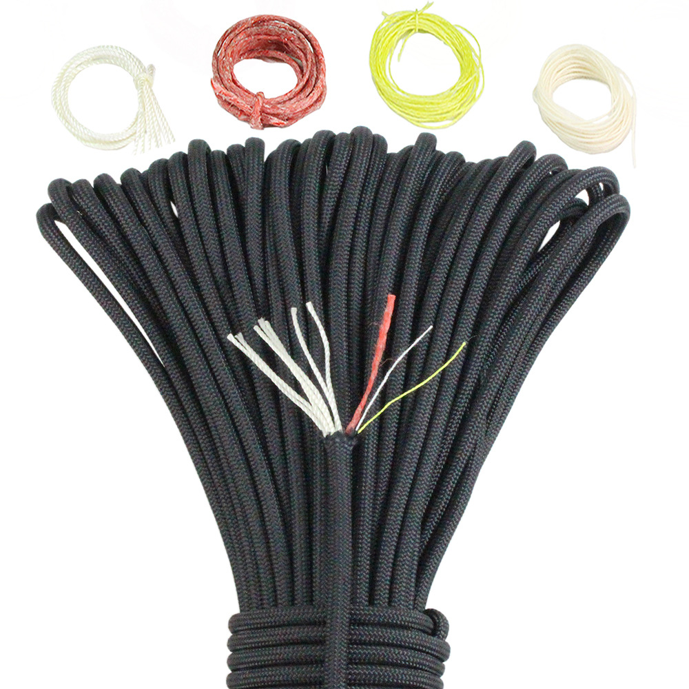 Outdoor Camping Burner - 10-rdzeniowy Paracord 550 4mm Outdoor Camping