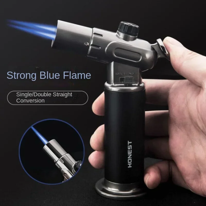 Outdoor Windproof Lighter - HONEST metalowy pojedynczy i podwójny przełącznik