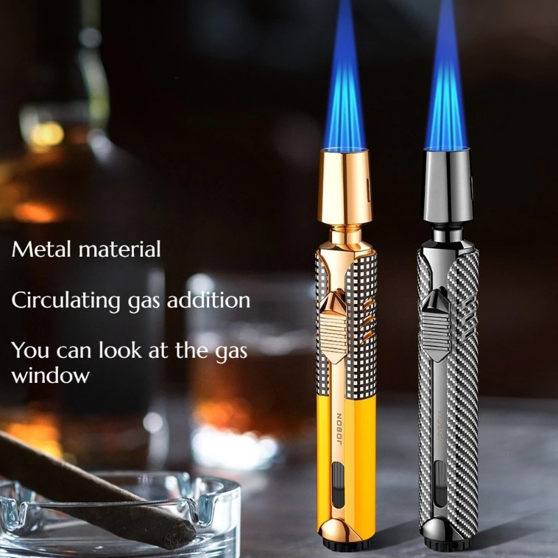 Outdoor Windproof Lighter - JOBON Metalowy Zapalniczka Gazowa Jet z