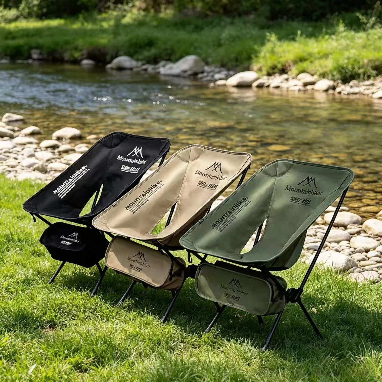 Outdoor Camping Table And Chairs - Składane Ultralekkie Krzesło Księżycowe Przenośne Leniwe