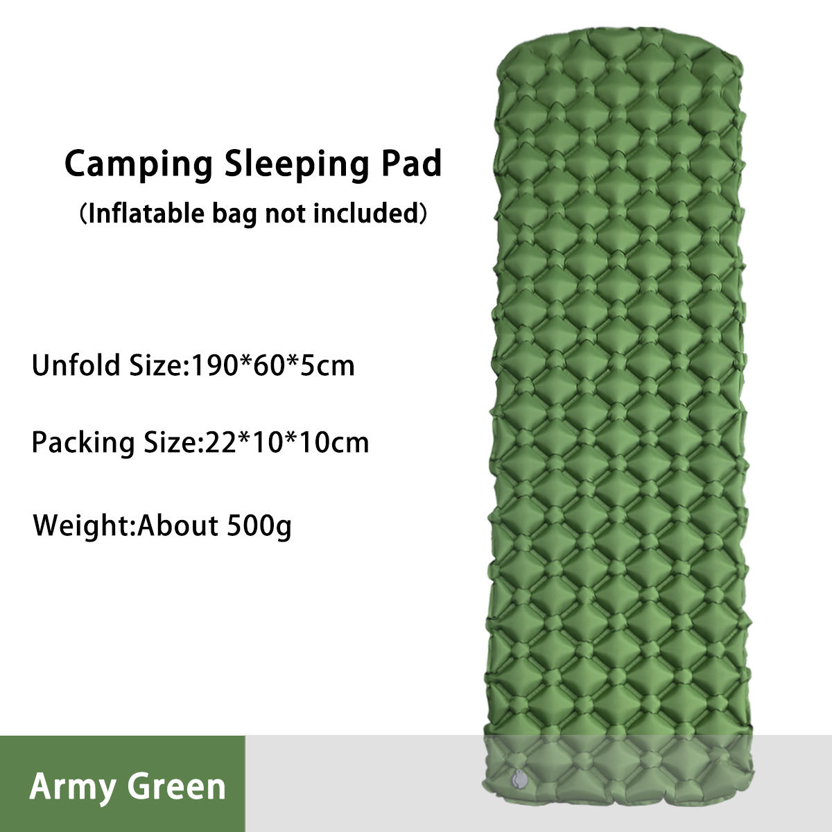 Outdoor Camping Mattress - Nadmuchiwany materac kempingowy do namiotu, składane