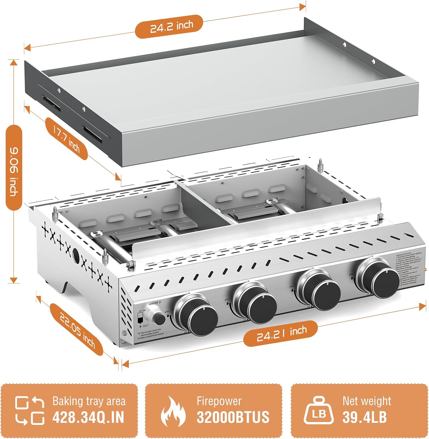 Przenośny grill gazowy ze stal – Outdoor Camping Burner recenzja i cena