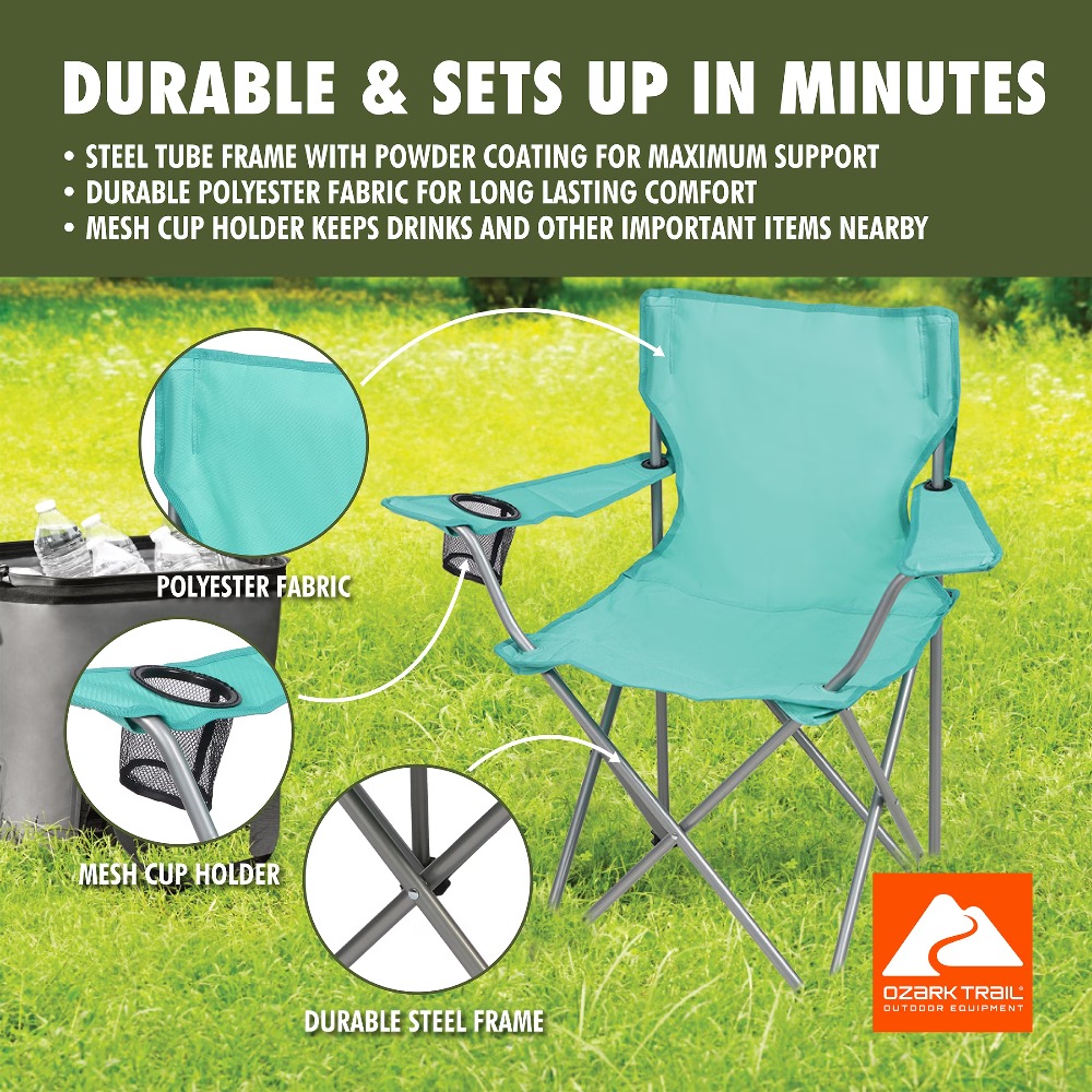 Składane krzesło kempingowe z  – Outdoor Camping Table And Chairs recenzja i cena