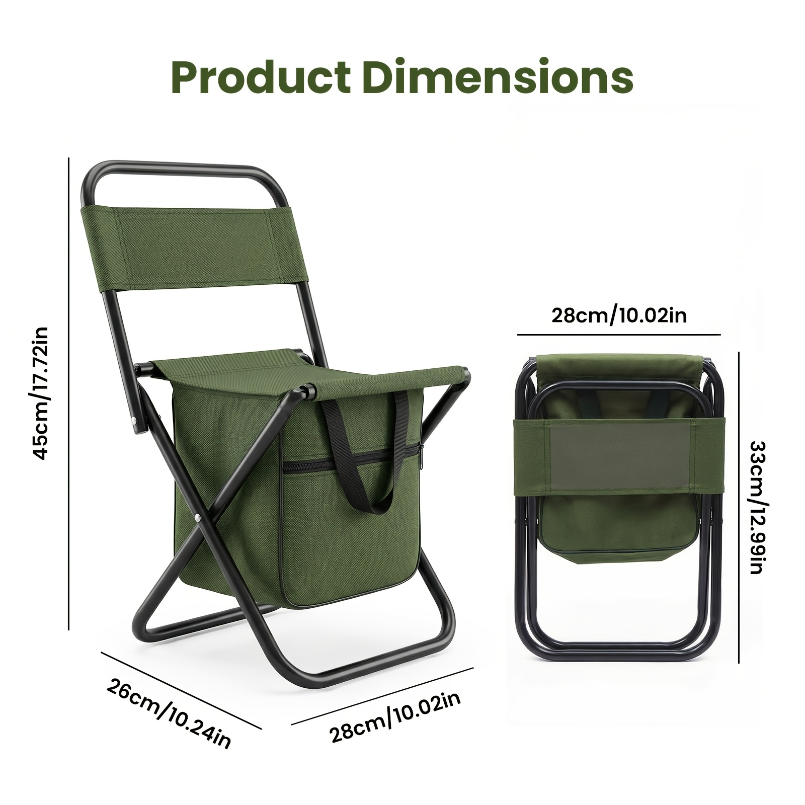 Krzesło kempingowe 2 w 1 z duż – Outdoor Camping Table And Chairs recenzja i cena