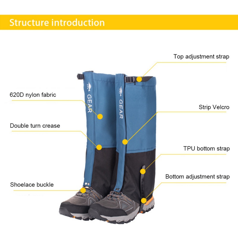 Outdoor Hiking Waterproof Snow – Trekking Gaiters recenzja i cena