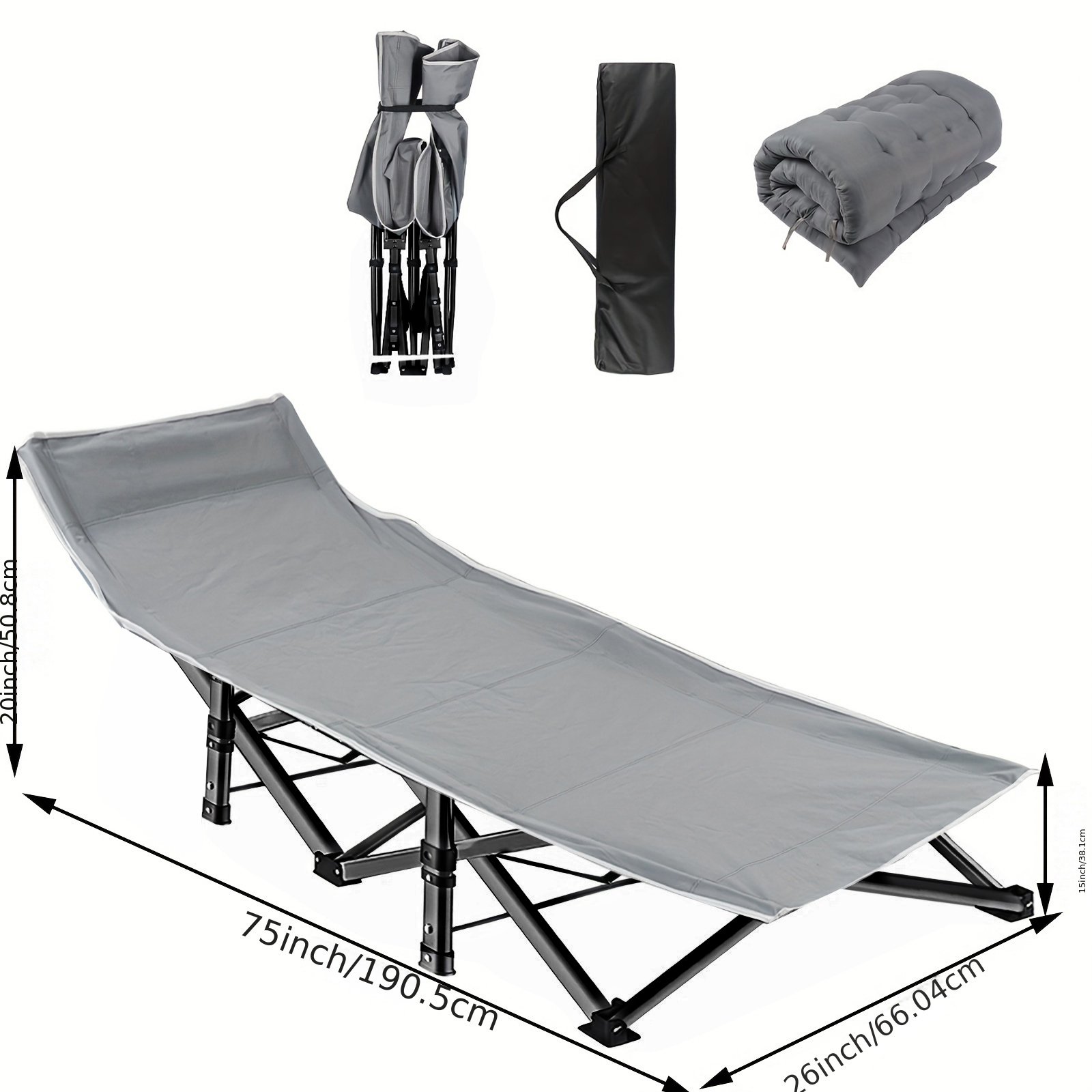 Wytrzymałe składane łóżko kemp – Outdoor Camping Mattress recenzja i cena