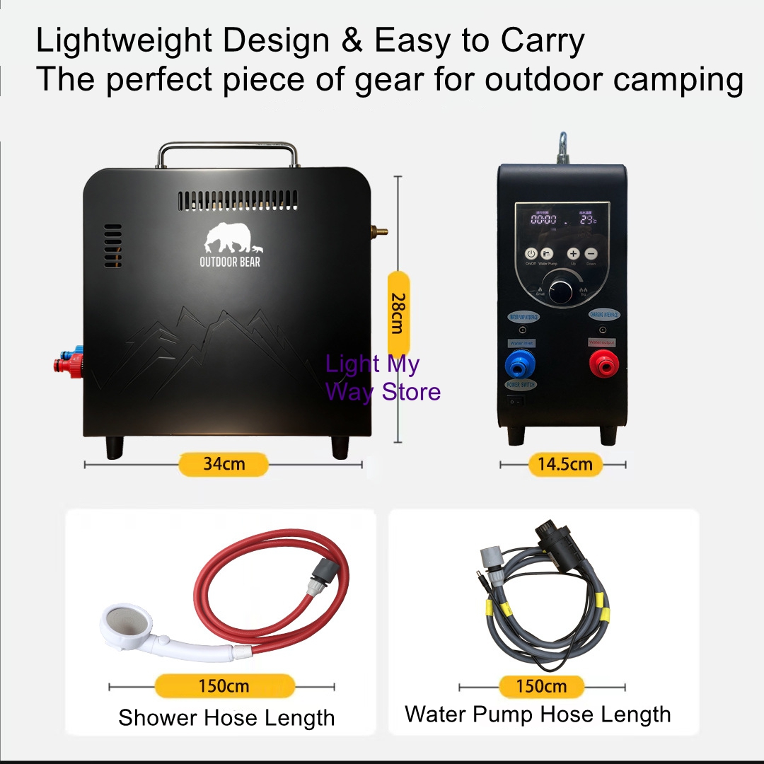 Przenośny gazowy podgrzewacz w – Outdoor Camping Heater recenzja i cena
