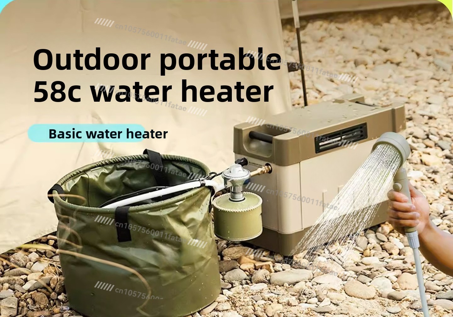 Przenośny podgrzewacz wody na  – Outdoor Camping Heater recenzja i cena