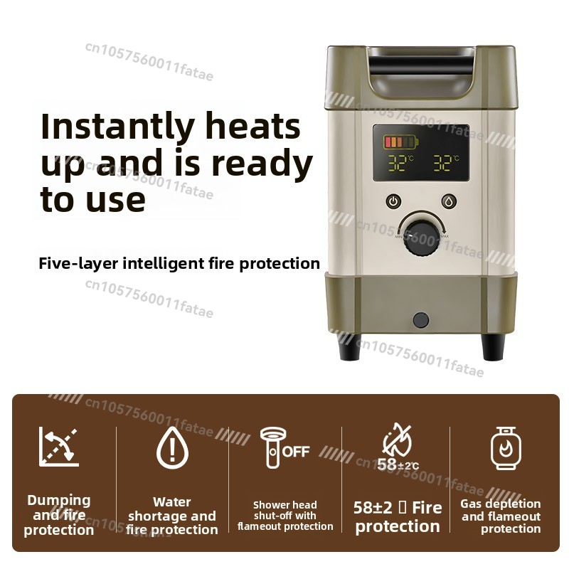 Przenośny podgrzewacz wody na  – Outdoor Camping Heater recenzja i cena