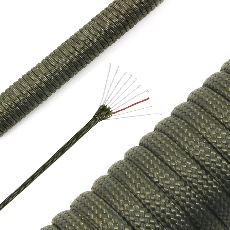 10-rdzeniowy Paracord 550 4mm  – Outdoor Camping Burner recenzja i cena