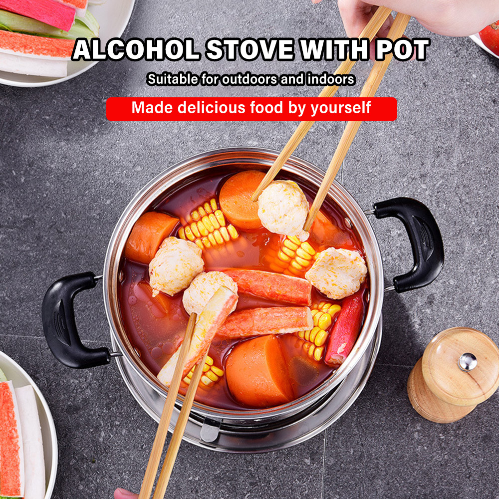 Zestaw kuchenki alkoholowej ze – Outdoor Camping Burner recenzja i cena