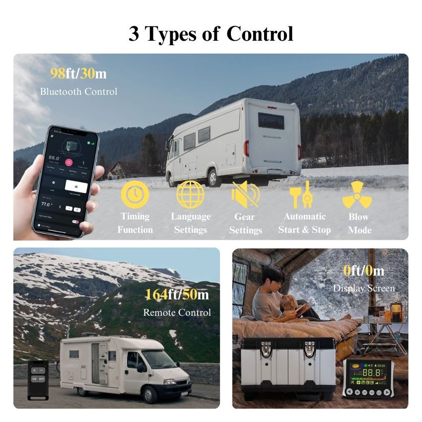 Wielofunkcyjny 12V 220V 5KW Ze – Outdoor Camping Heater recenzja i cena