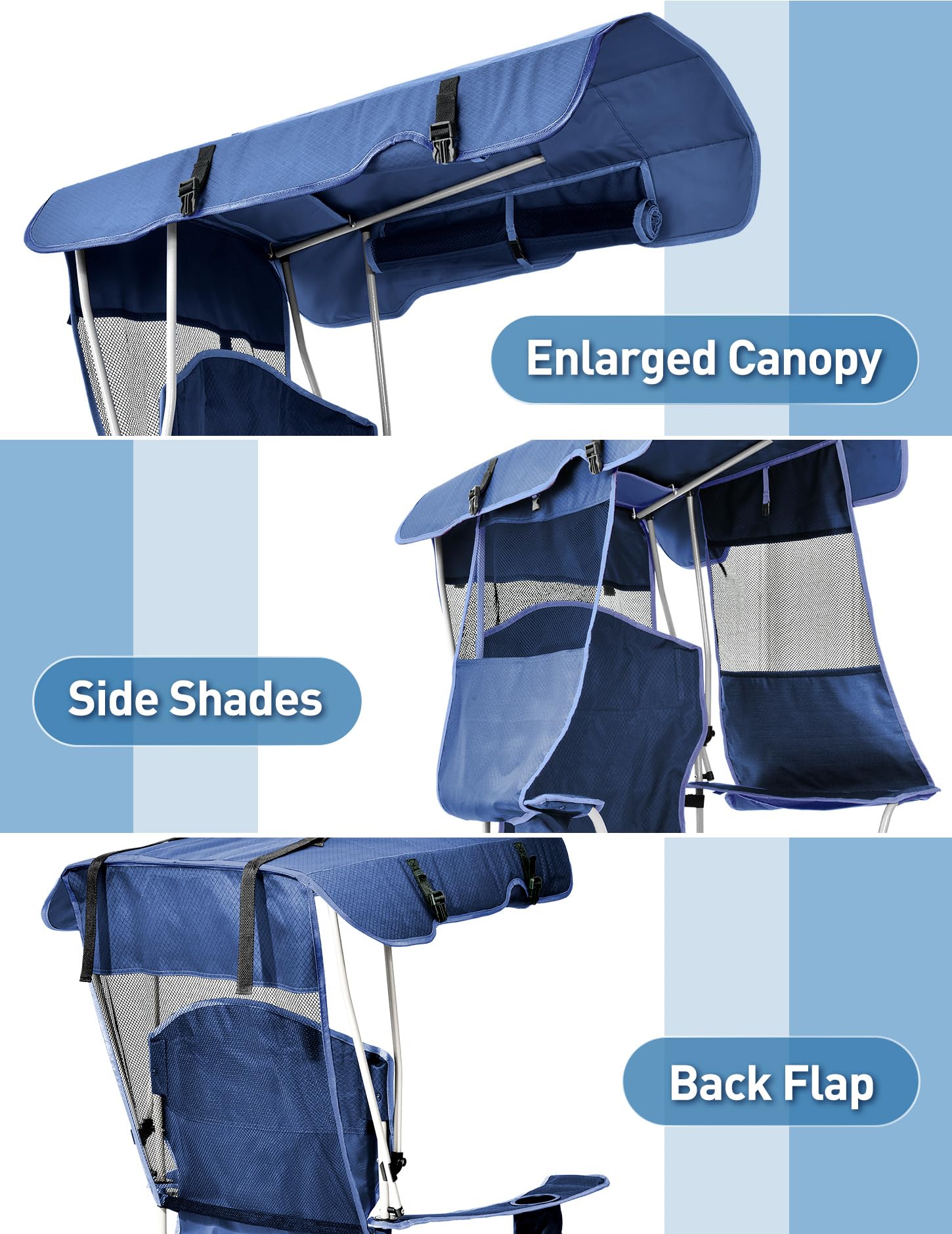 Składane krzesło kempingowe z  – Outdoor Camping Canopy recenzja i cena